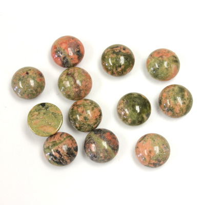 Gemstone Cabochon - Round 07MM EPIDOTE