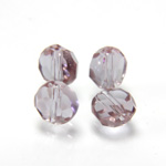 Chinese Cut Crystal Bead - Round Disc Side Drilled 06MM ALEXANDRITE