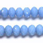 Czech Glass Fire Polish Bead - Rondelle Donut 11x7MM OPAL YELLOW