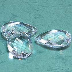 Preciosa Crystal Chandelier Pendant - Almond 2661 51x33MM CRYSTAL