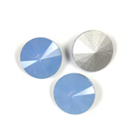 Cut Crystal Point Back Rivoli SS47 (10.5-10.9MM) OPAL BLUE