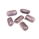 Glass Point Back Buff Top Stone Opaque Doublet - Cushion Octagon 10x5MM AMETHYST MOONSTONE