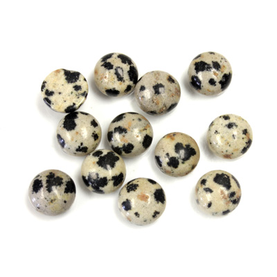 Gemstone Cabochon - Round 07MM DALMATION