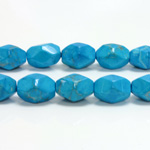 Gemstone Bead - Baroque Medium Nugget HOWLITE-DYED TURQUOISE