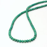 Gemstone Bead - Smooth Round 04MM HOWLITE DYED CHINESE TURQ