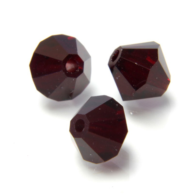 Preciosa Crystal Bead - Bicone 08MM GARNET