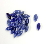 Gemstone Cabochon - Navette 08x4MM SODALITE