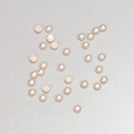 Glass Medium Dome Cabochon Pearl Spray Finish - Round 03MM LIGHT ROSE