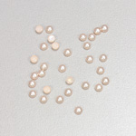 Glass Medium Dome Cabochon Pearl Spray Finish - Round 03MM LIGHT ROSE