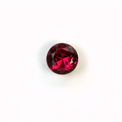 Glass Point Back Tin Table Cut (TTC) Foiled - Round 48SS FUCHSIA