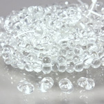 Preciosa Czech Glass Seed Bead - Farfalle 03.2x6.5MM CRYSTAL 00050