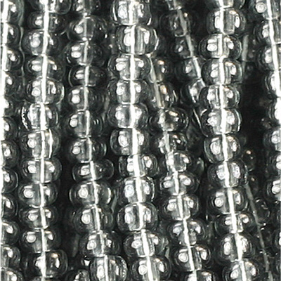 Preciosa Czech Glass Seed Bead - Round 11/0 BLACK DIAM 40010