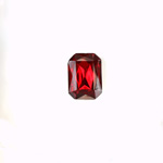 Glass Point Back Tin Table Cut (TTC) Stone - Cushion Octagon 06x4MM RUBY