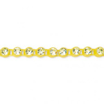 Plastic Rhinestone Banding 1 Row PP17 (SS8) JONQUIL-LEMON