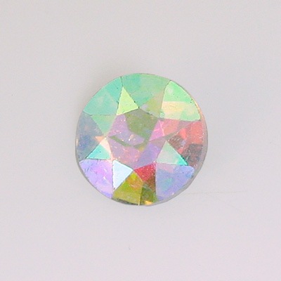 Cut Crystal Point Back Dentelle Foiled - Round 27MM CRYSTAL AB