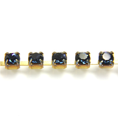 Preciosa Crystal Rhinestone Cup Chain - PP24 (SS12) MONTANA-RAW