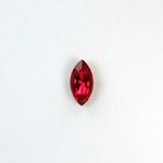 Glass Point Back Foiled Tin Table Cut (TTC) Stone - Navette 08x4MM ROSE
