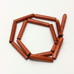 Wood Bead - Smooth Cylinder 30x5MM BAYONG