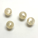 Plastic Moonlite Bead - Smooth Round 10MM MOONLITE WHITE