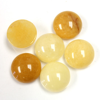 Gemstone Cabochon - Round 13MM PINEAPPLE JASPER