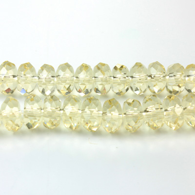Chinese Cut Crystal Bead - Rondelle 04x6MM JONQUIL