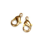 Brass Lobster Claw Clasp - 15MM