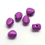 Plastic Bead - Nugget 09MM BRIGHT PURPLE