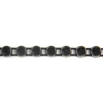 Plastic Rhinestone Banding 1 Row PP17 (SS8) JET-BLACK