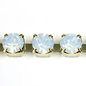 Preciosa Crystal Rhinestone Cup Chain - SS29 WHITE OPAL-RAW