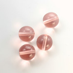 Czech Pressed Glass Bead - Smooth Round 12MM ROSALINE