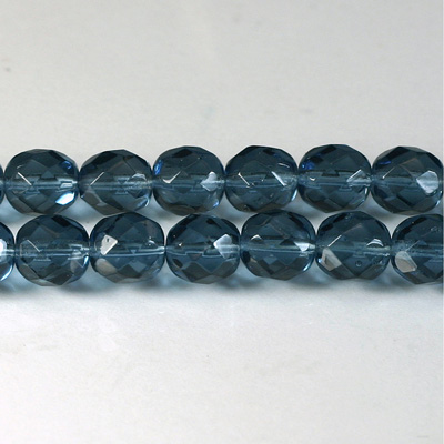 Czech Glass Fire Polish Bead - Round 08MM MONTANA