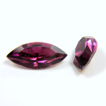 Preciosa Crystal Point Back Fancy Stone - Navette 15x7MM AMETHYST