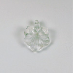 Plastic Flower Pendant with Side-Drilled Hole - 23MM SATIN CRYSTAL