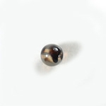 Plastic Bead - Mixed Color Smooth Large Hole Round 10MM WHITE TORTOISE