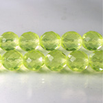 Czech Glass Fire Polish Bead - Round 10MM JONQUIL