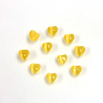 Fiber-Optic Cabochon - Heart 04MM CAT'S EYE SUN