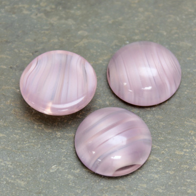 Glass Medium Dome Cabochon - Round 18MM AMETHYST QUARTZ