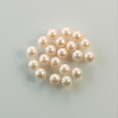 Czech Glass Pearl No-Hole Ball - 4MM LT ROSE 70424