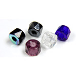 Faceted Large Hole Beads