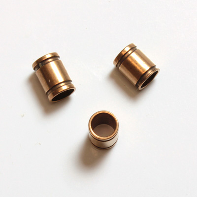 Brass Machine Made Bead - Fancy Tube 05.5MM RAW BRASS