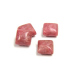 Gemstone Cabochon - Square 08x8MM RHODONITE