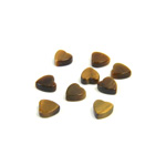 Gemstone Flat Back Flat Top Straight Side Stone - Heart 05x4.5MM TIGEREYE