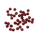 Plastic Bead - Transparent Smooth Round 04MM GARNET