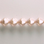 Czech Glass Pearl Bead - Hex/Lantern 08MM LAVENDER 70427