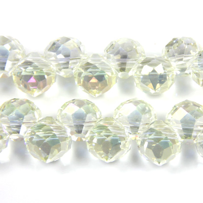 Chinese Cut Crystal Pendant - Drop 07.5MM CRYSTAL AB