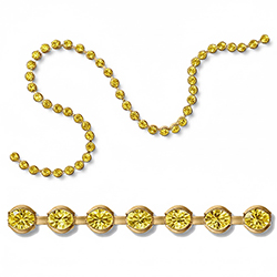 Preciosa MAXIMA Crystal Bezel Chain - PP24 (SS12) CITRINE-RAW