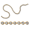 Preciosa MAXIMA Crystal Bezel Chain - PP24 (SS12) CRYSTAL-RAW