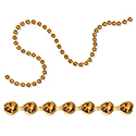 Preciosa MAXIMA Crystal Bezel Chain - PP24 (SS12)  TOPAZ-RAW BRASS
