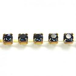 Preciosa Crystal Rhinestone Cup Chain - PP24 (SS12) MONTANA-RAW