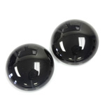 Gemstone Cabochon - Round 20MM BLACK ONYX